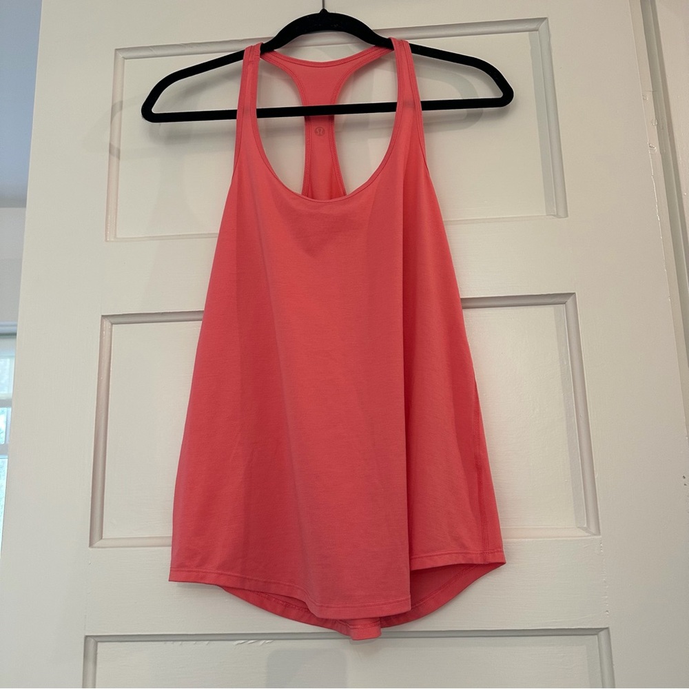 Lululemon Pink Racerback Tank Cotton 8